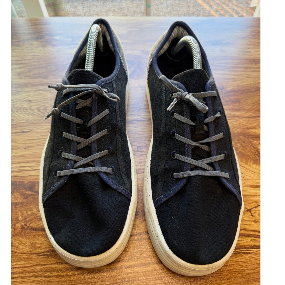 Hey Dude Cody M Coastline Men's Sneakers Black Navy Blue Canvas Shoes Size 11